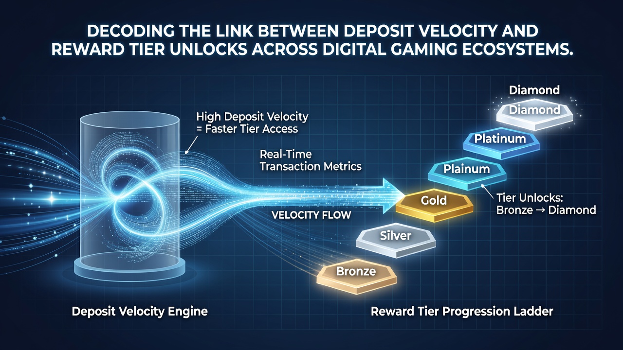 Graph comparing deposit velocity trends against reward tier unlock timelines in mobile gaming applications