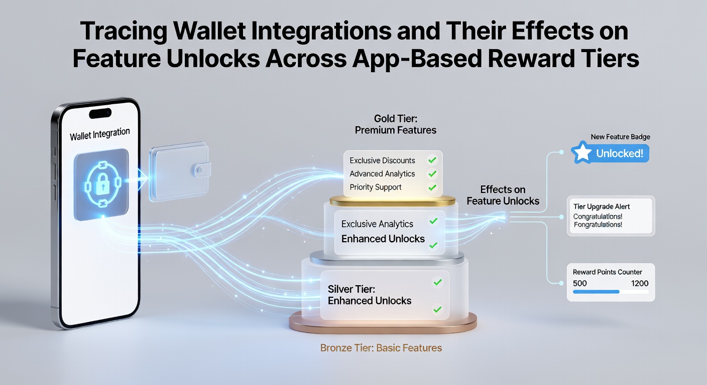 Digital wallet integration diagram showing connections between mobile apps and reward systems